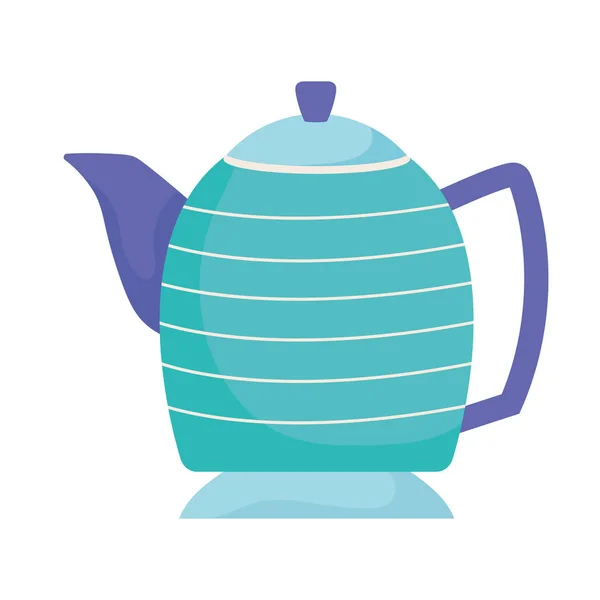 Keramik Teekanne Symbol — Stockvektor