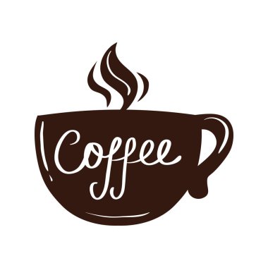 Sıcak buharlı kahve.