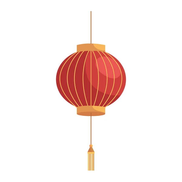 Ícone de lanterna chinesa — Vetor de Stock
