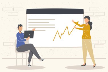 Laptop ve bilgi tabanlı iş adamları