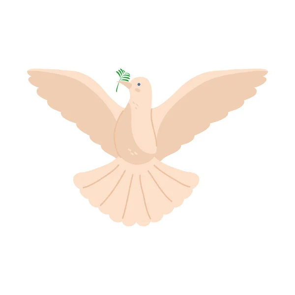 Gołąb pokojowe latanie — Wektor stockowy
