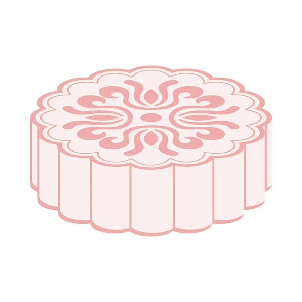 Moon festival cake — 스톡 벡터