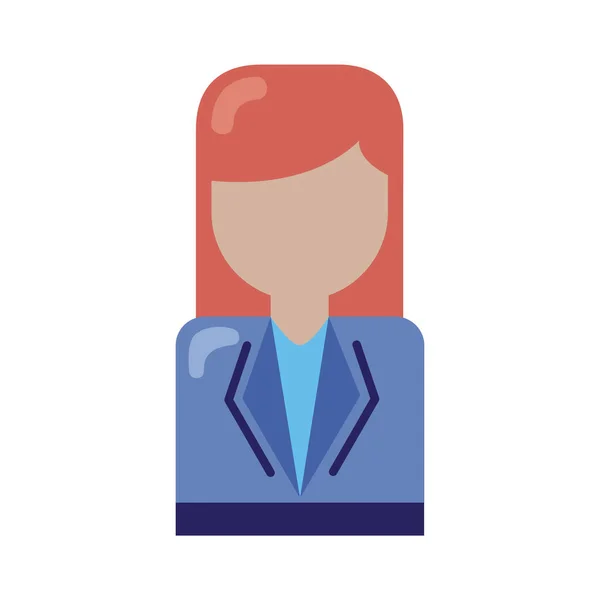 Női orvos szakmai avatar — Stock Vector