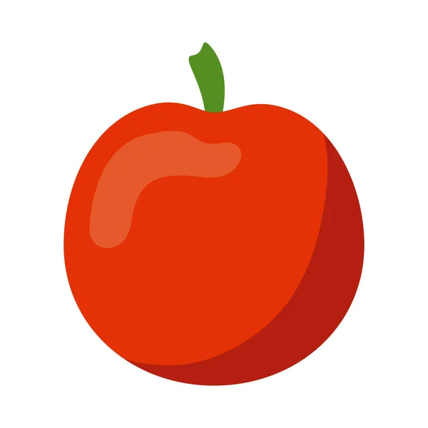 Manzana fruta fresca — Vector de stock