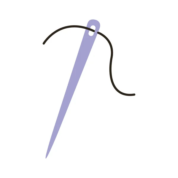 Needle with thread — Stock Vector