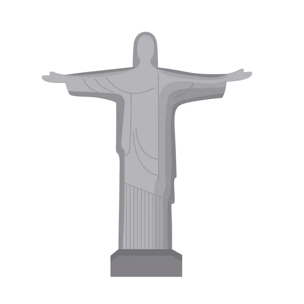 Estátua de Cristo corcovade —  Vetores de Stock