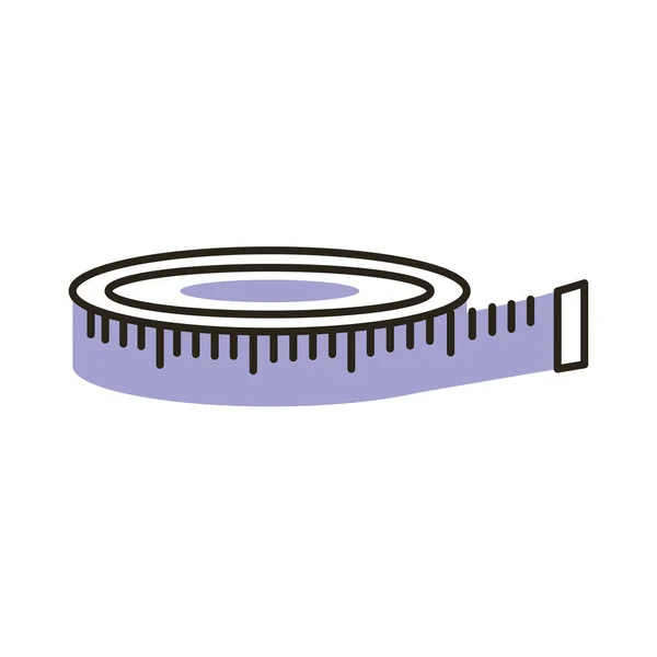 Medida de suministro de cinta — Vector de stock