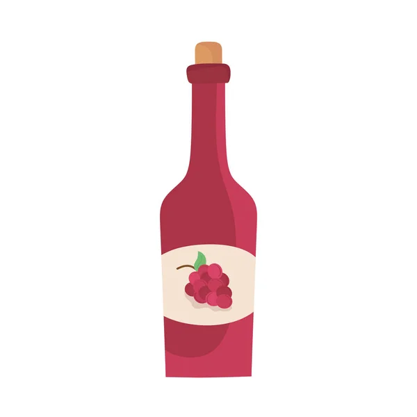 Пляшка вина — стоковий вектор