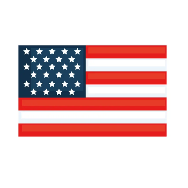 Drapeau des États-Unis — Image vectorielle