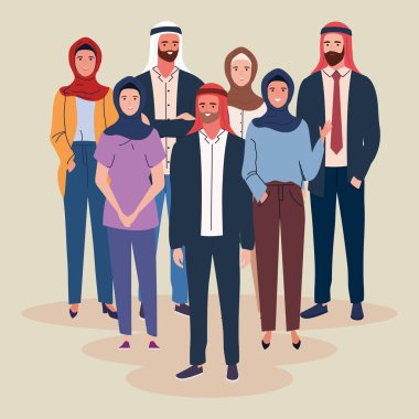 Müslümanlar türban ve tesettür giyer.