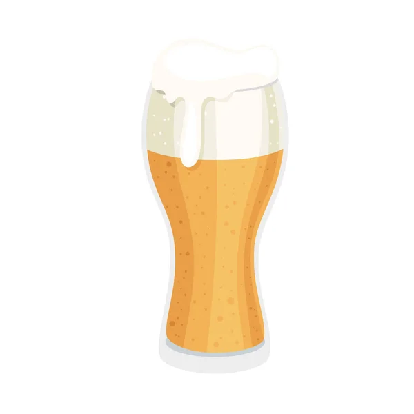 ビールのグラス — ストックベクタ