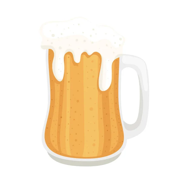 Pot bier icoon — Stockvector