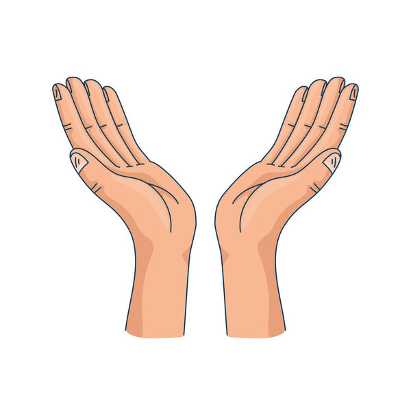hands receiving icon