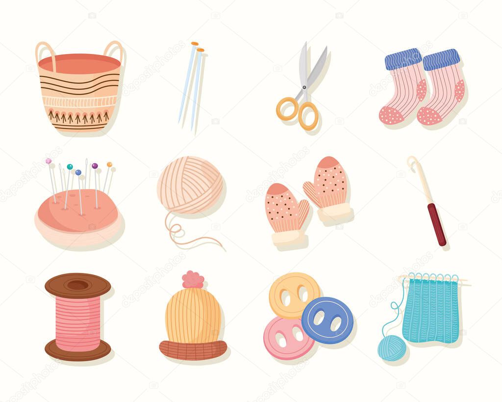 icons for knit