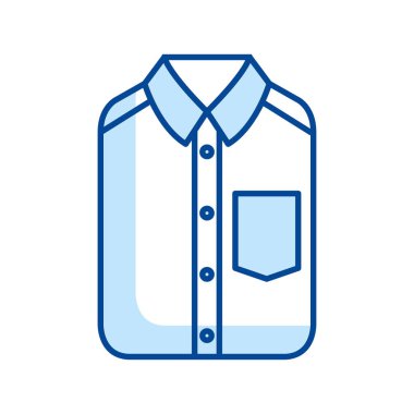 Katlanmış zarif gömlek.