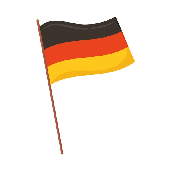Emblema de bandera de alemania — Archivo Imágenes Vectoriales