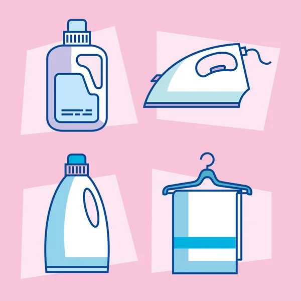 洗衣服务图标 — 图库矢量图片