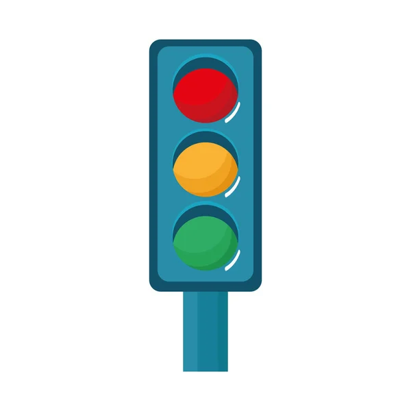 Traffic lights semaphore — Stock Vector