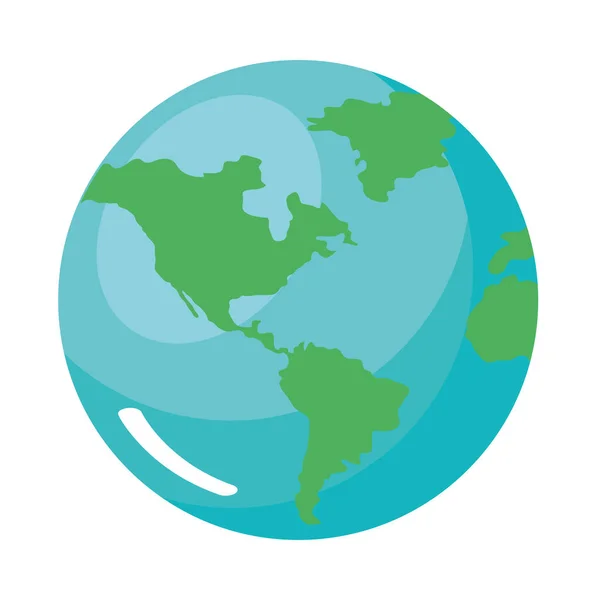 世界地球球体 — 图库矢量图片