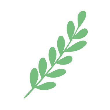 Yapraklı yeşil dal