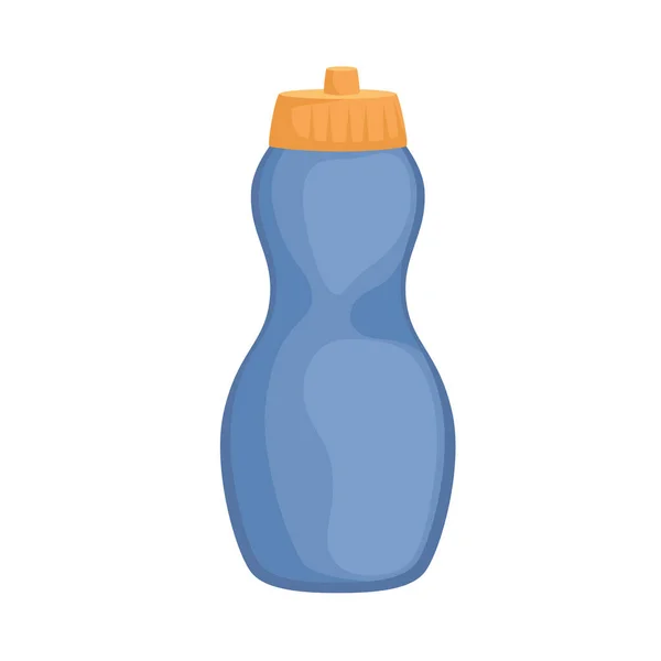 Botol gym biru - Stok Vektor