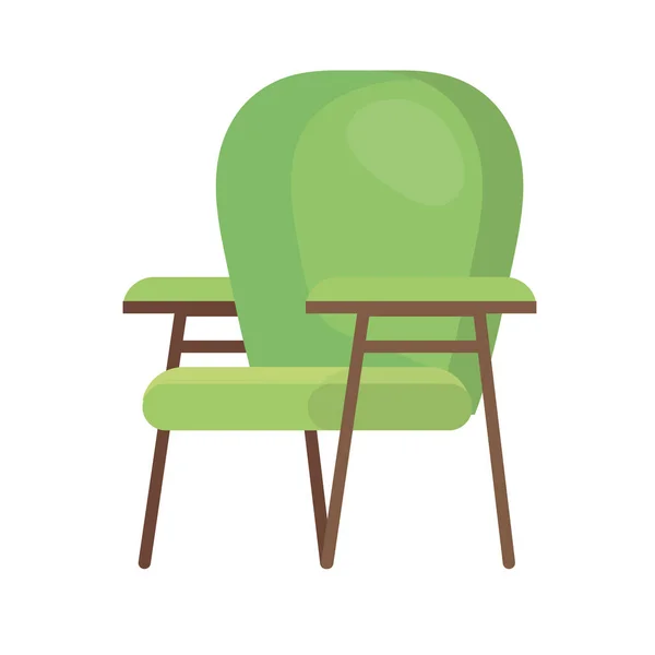 Sofa grün bequem — Stockvektor