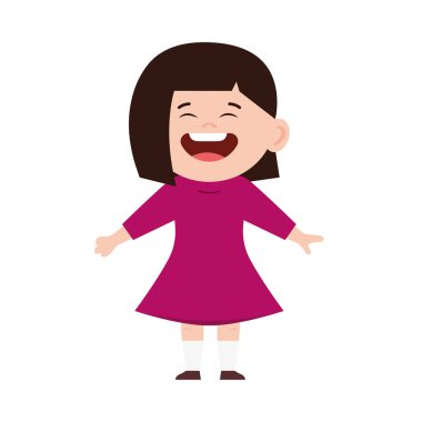 Şirin küçük kız.