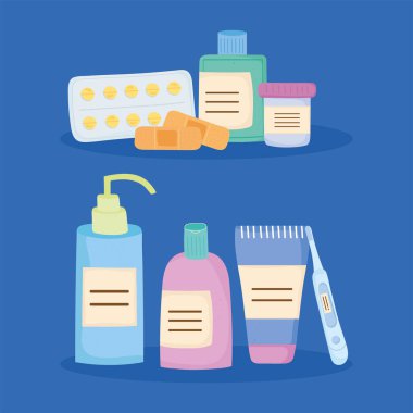 Sekiz ilaç kiti simgesi