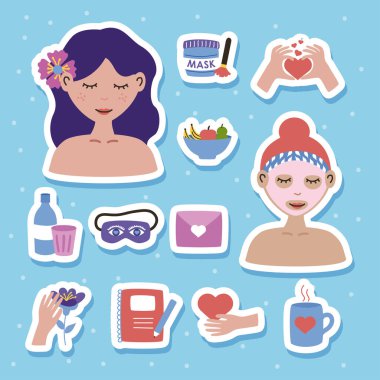 12 kişisel bakım simgesi