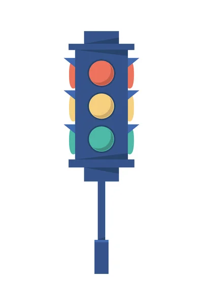 Trafic light signal — Stock Vector