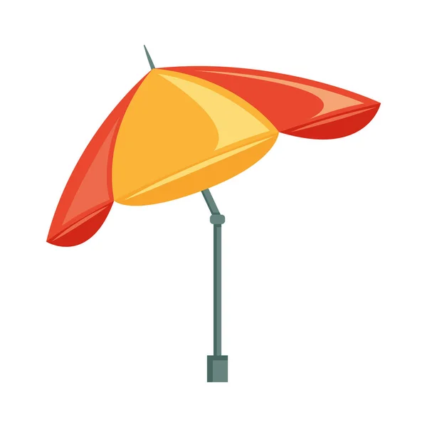 Umbrella of picnic — Stock Vector