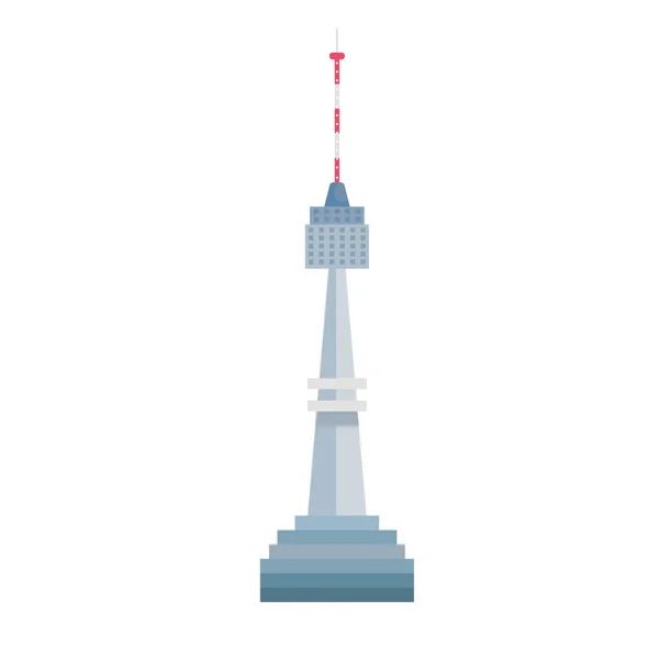 Namsan-Turm Wahrzeichen — Stockvektor