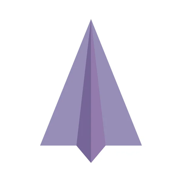 紫色纸飞机 — 图库矢量图片