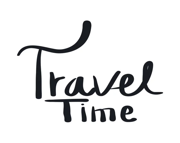 Travel time quote — Stock Vector