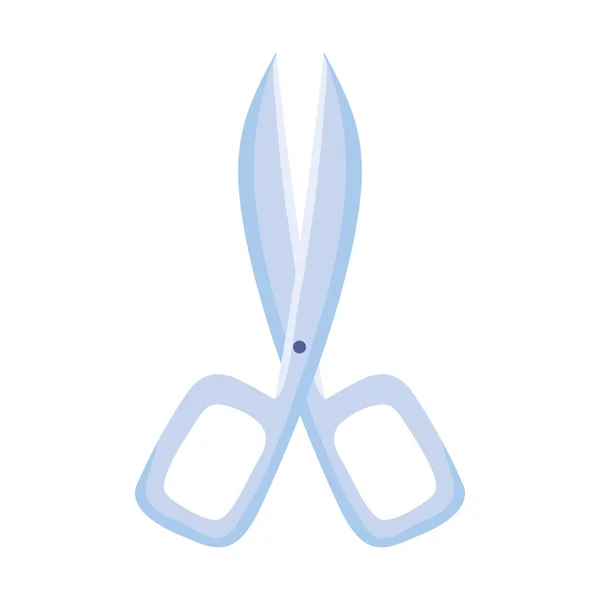 Scissors metal tool — Stock Vector
