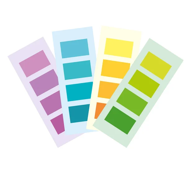 Colors designer palette — Stock Vector
