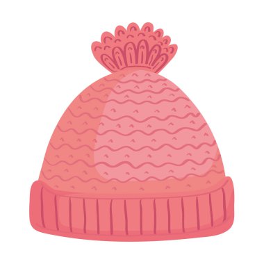 kırmızı yün şapka