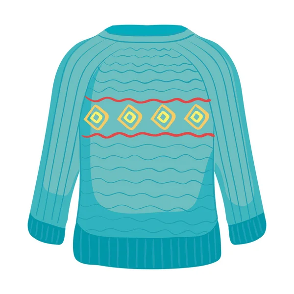 Vêtements manteau laine — Image vectorielle