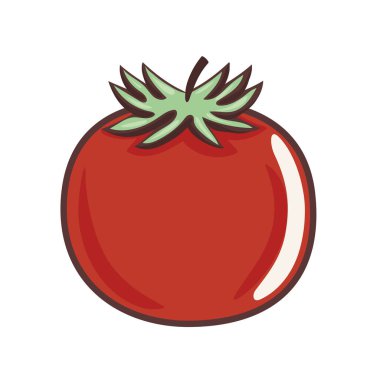 İzole edilmiş domates sebzesi