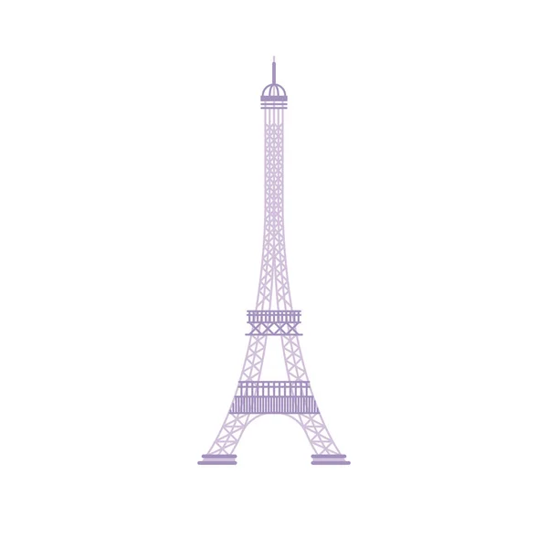 Eiffelova věž mezník — Stockový vektor