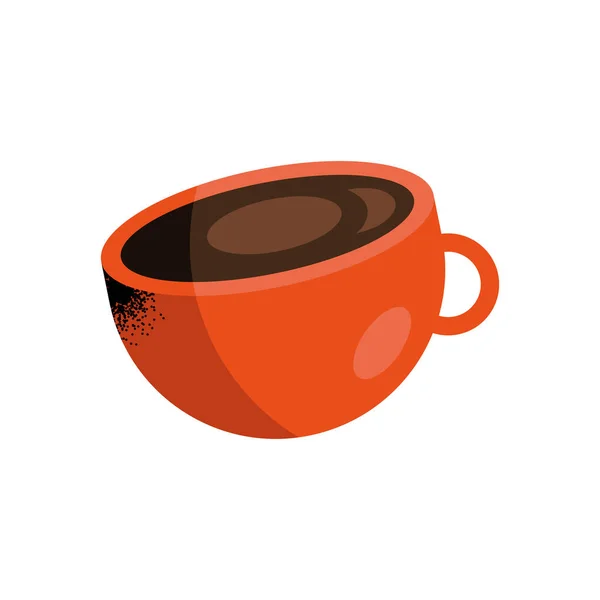 Taza de café bebida — Vector de stock