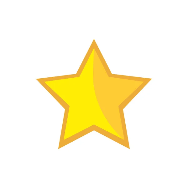 Isolated star icon — Stock Vector