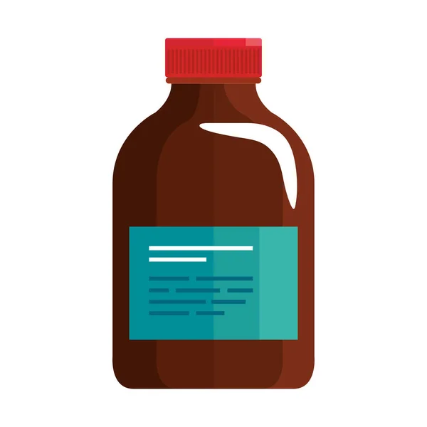 Icona della bottiglia medica — Vettoriale Stock