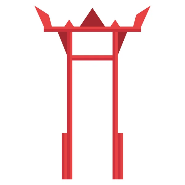 Thaise boog pictogram — Stockvector