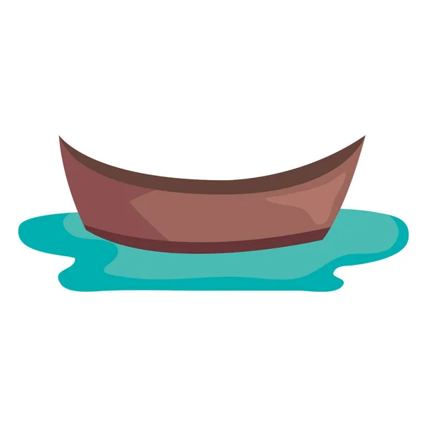 Boat vehicle icon — Stock Vector