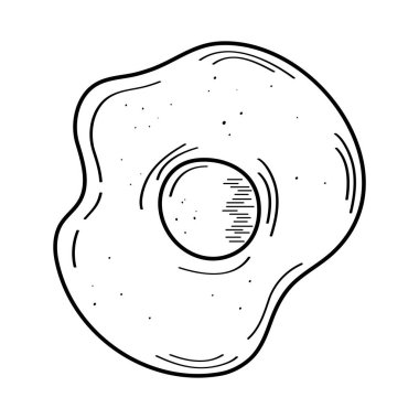 İzole edilmiş yumurta simgesi