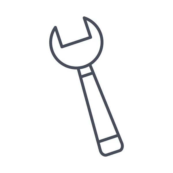 Ikona klucza budowlanego — Wektor stockowy