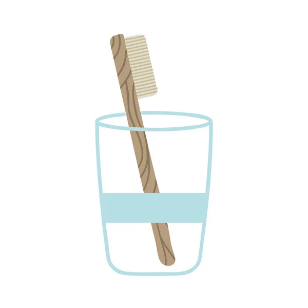 Reusable toothbrush icon — Stock Vector