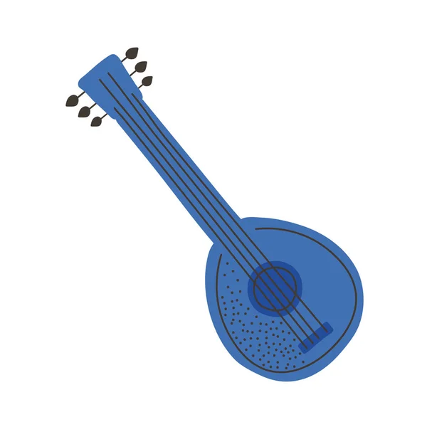 Grec guitare bouzouki — Image vectorielle