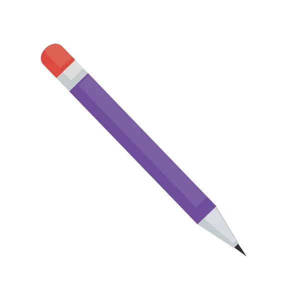 Ikona izolované tužky — Stockový vektor